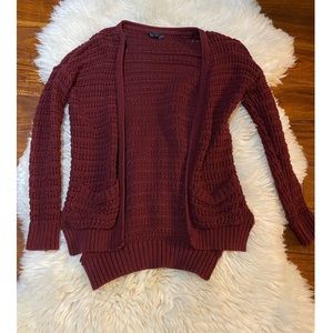 Topshop - Burgundy Cardigan